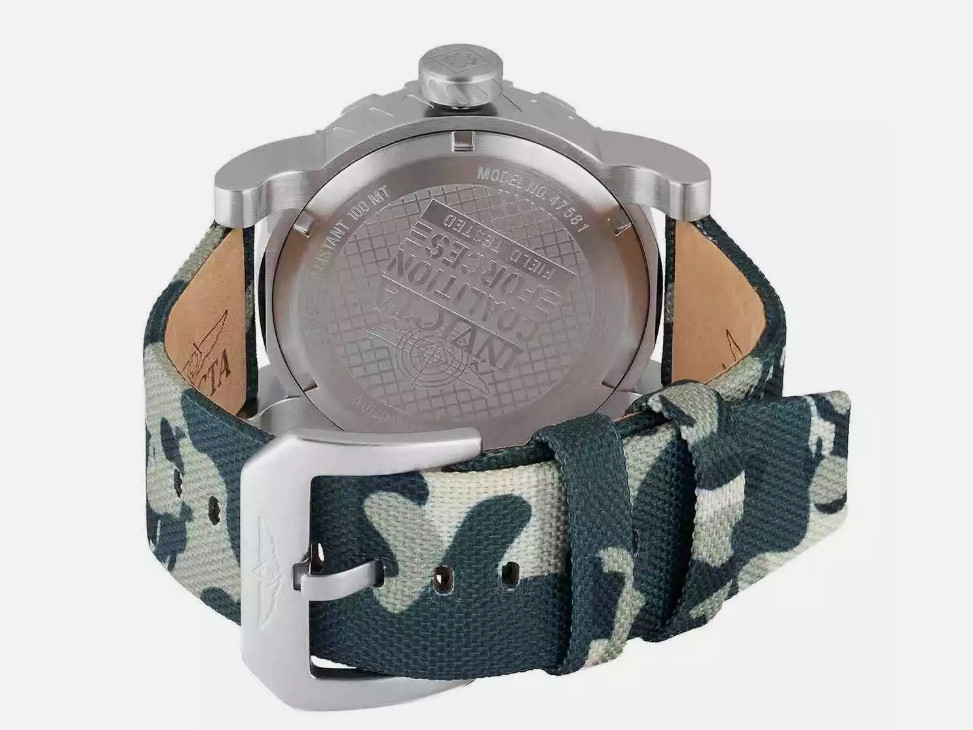 Invicta I-Force Commando Men’s 46mm Quartz Watch 47581 Multi-Function Camo Strap