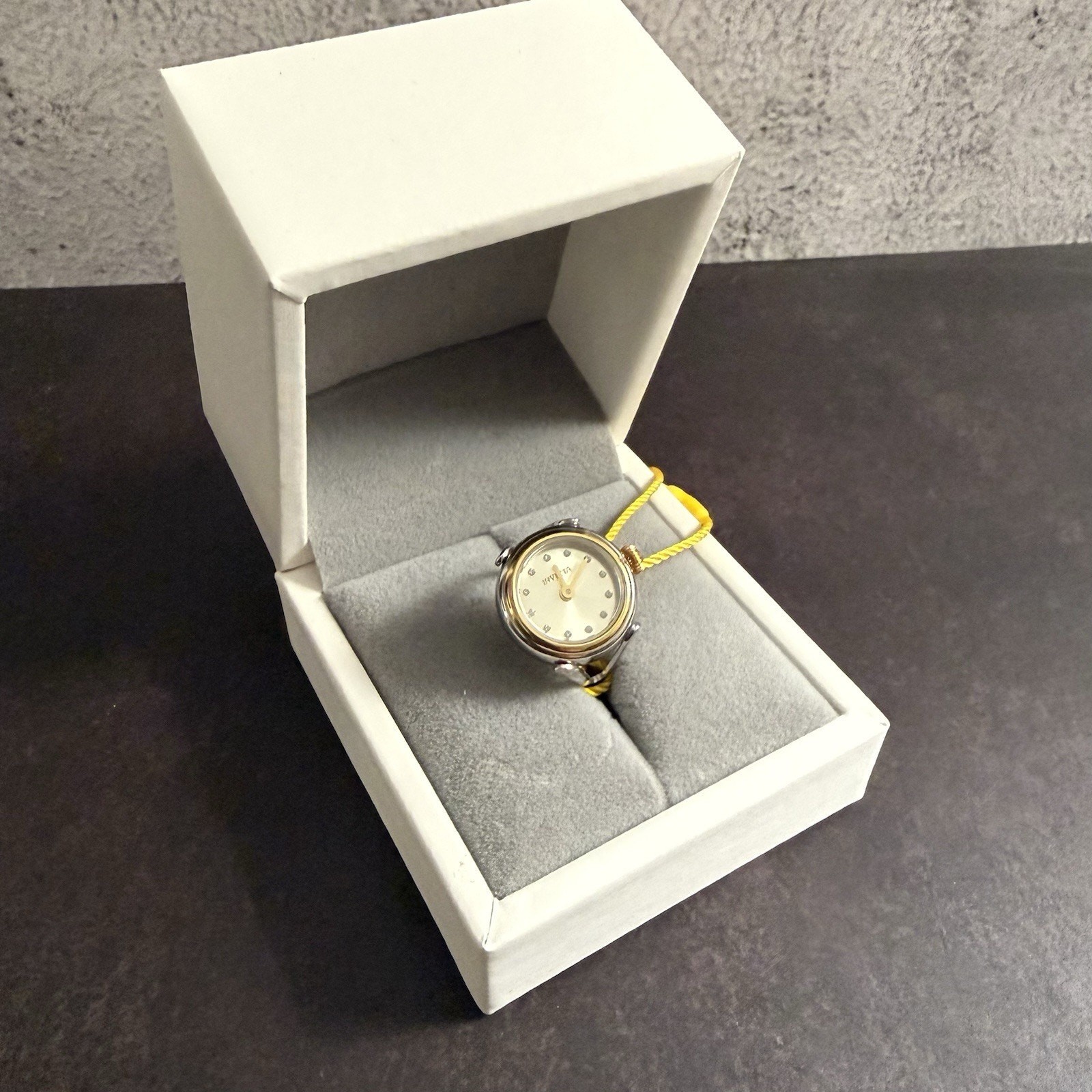 Invicta Angel Women’s Ring Watch 17.5mm, Two Tone (48576) $199 MSRP-NEW IN BOX
