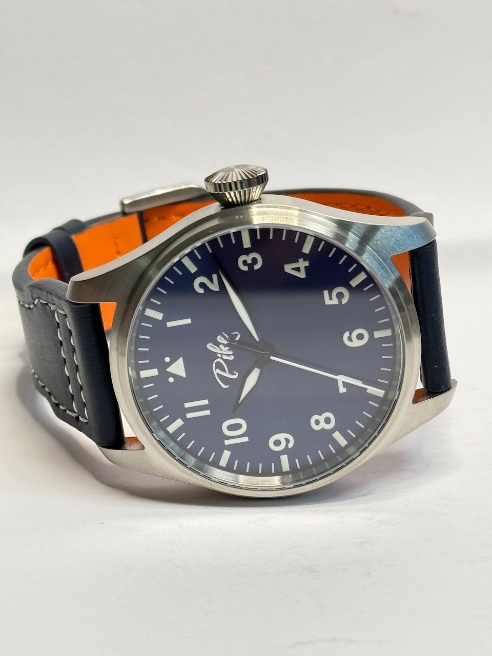 Handmade Pilot’s Watch, 43mm in Top Quality, High Precision PT5000 | Warranty