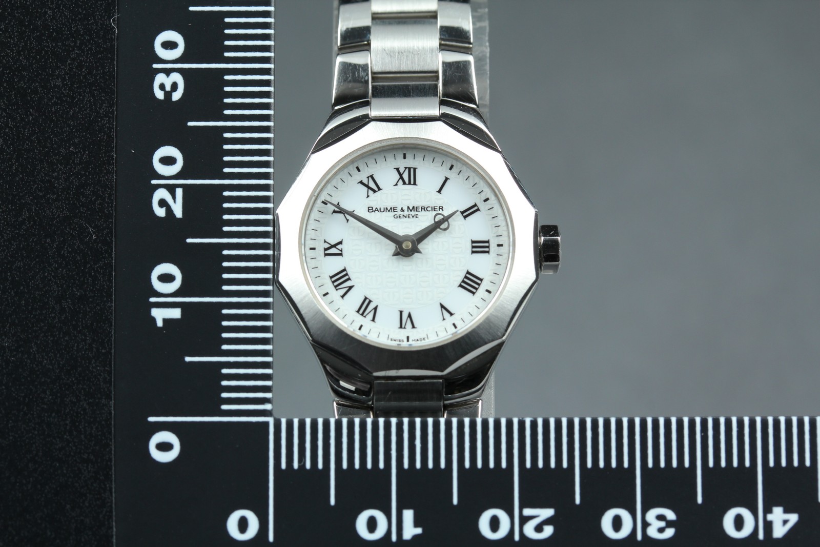BAUME＆MERCIER Riviera 65505 Quartz White Dial Women’s Watch 22mm JAPAN Box