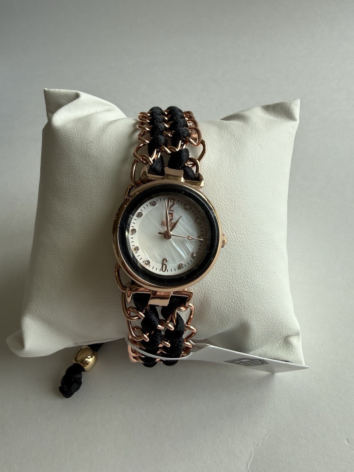 Montres Prestige Women’s Quartz Dress Bracelet Watch Rose Gold/Black Dial