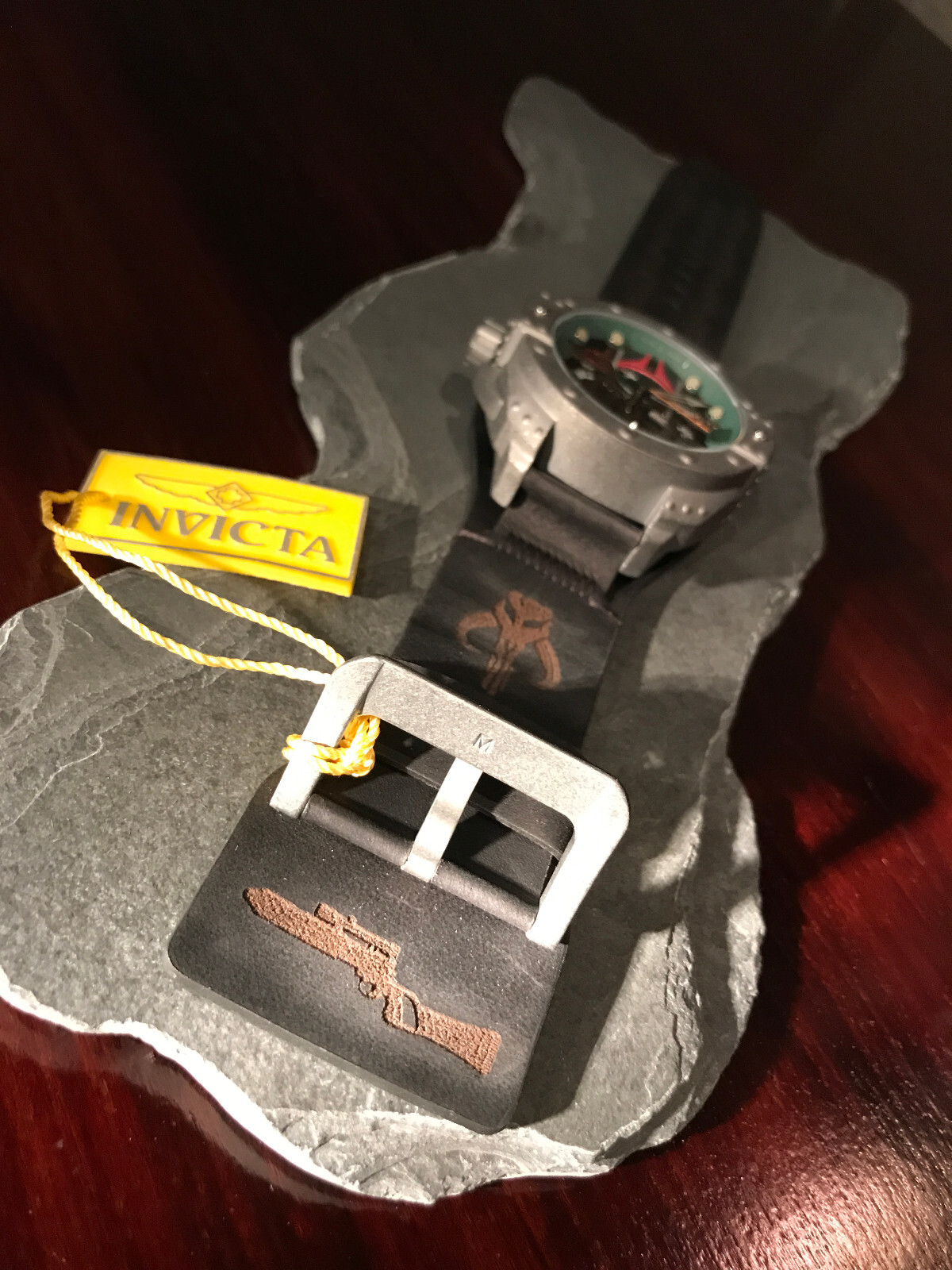 NEW BOBA FETT Invicta Reserve Star Wars Watch 39754 – 52mm CUSTOM LASER Branding