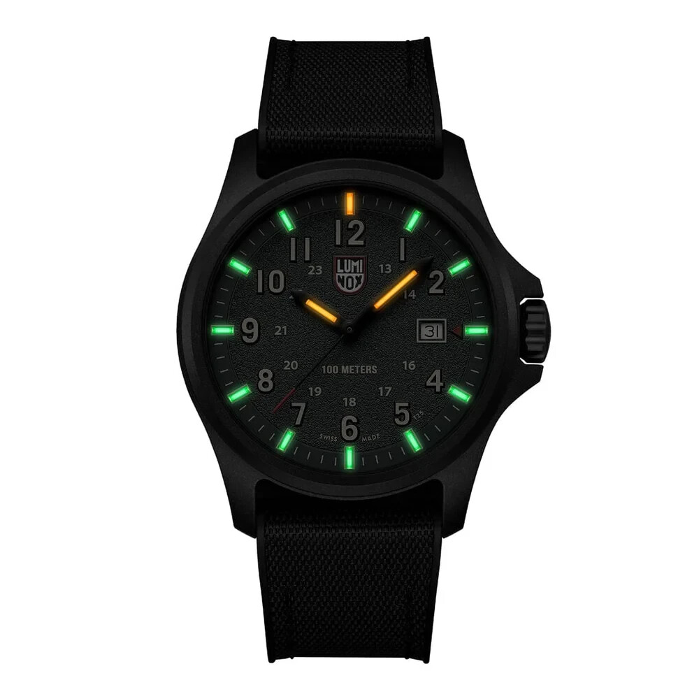 BRAND New Luminox Atacama Field Green Dial Rubber Band Men’s Watch XL.1977