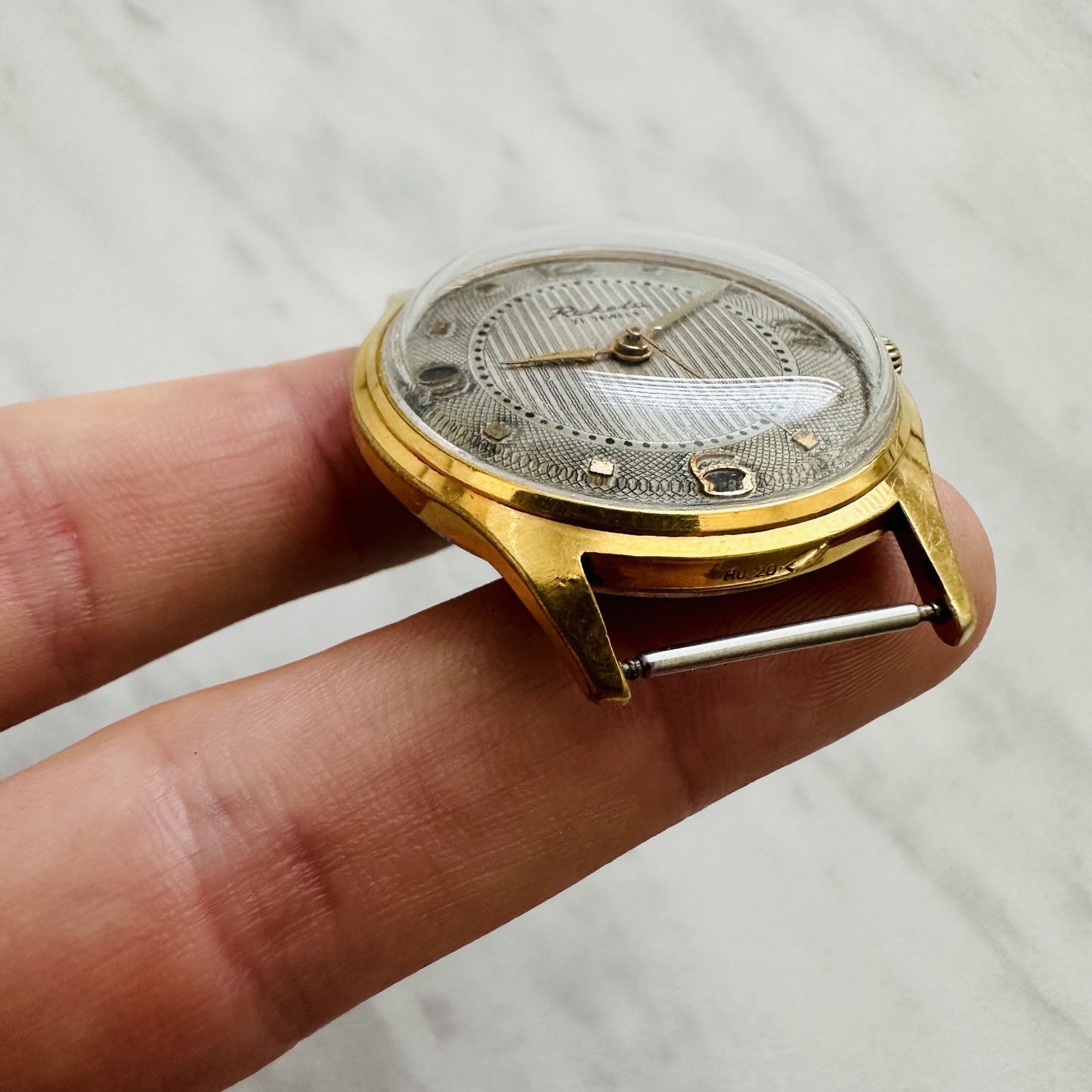 Raketa BALTIKA 2609B vtg soviet ussr Watch wrist Mechanical Classic Gold AU20
