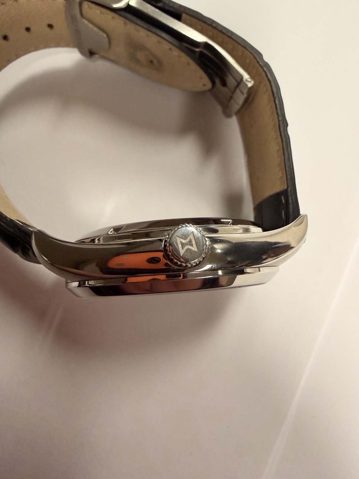 Edox Les Vauberts Moonphase 80505 3M NIM Swiss Automatic Watch Deployant Clasp