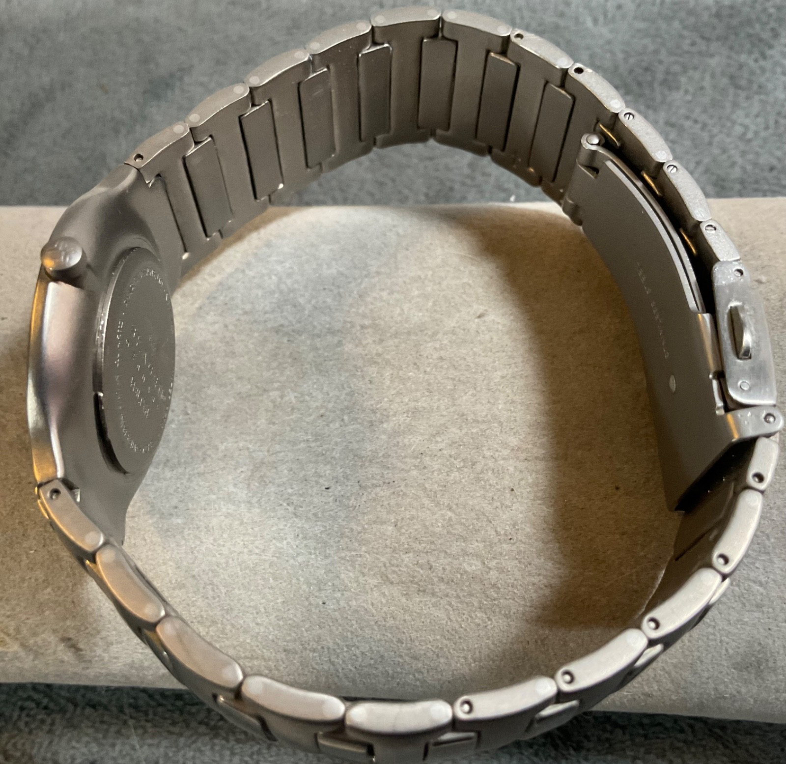 SKAGEN DENMARK MEN’S SLIM ALL TITANIUM 33mm WATCH 418LTXN WR 30m NEW BATTERY