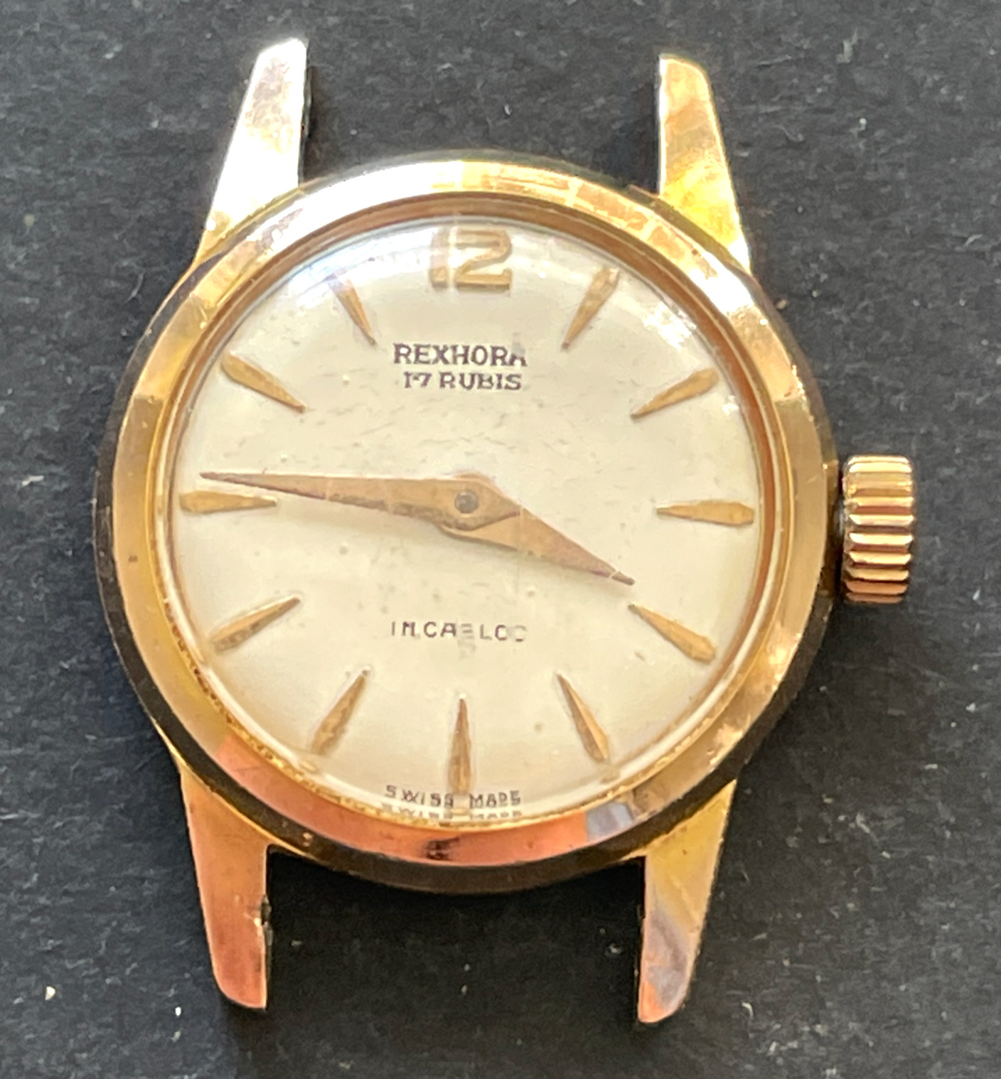 Vintage Rexhora Women’s Watch Running Ticks 20.3mm Case 17j Swiss