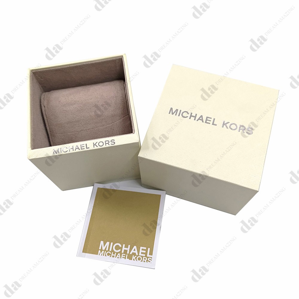 New Michael Kors MK6985 Parker Leather Strap Green Dial Quartz Women’s Watch