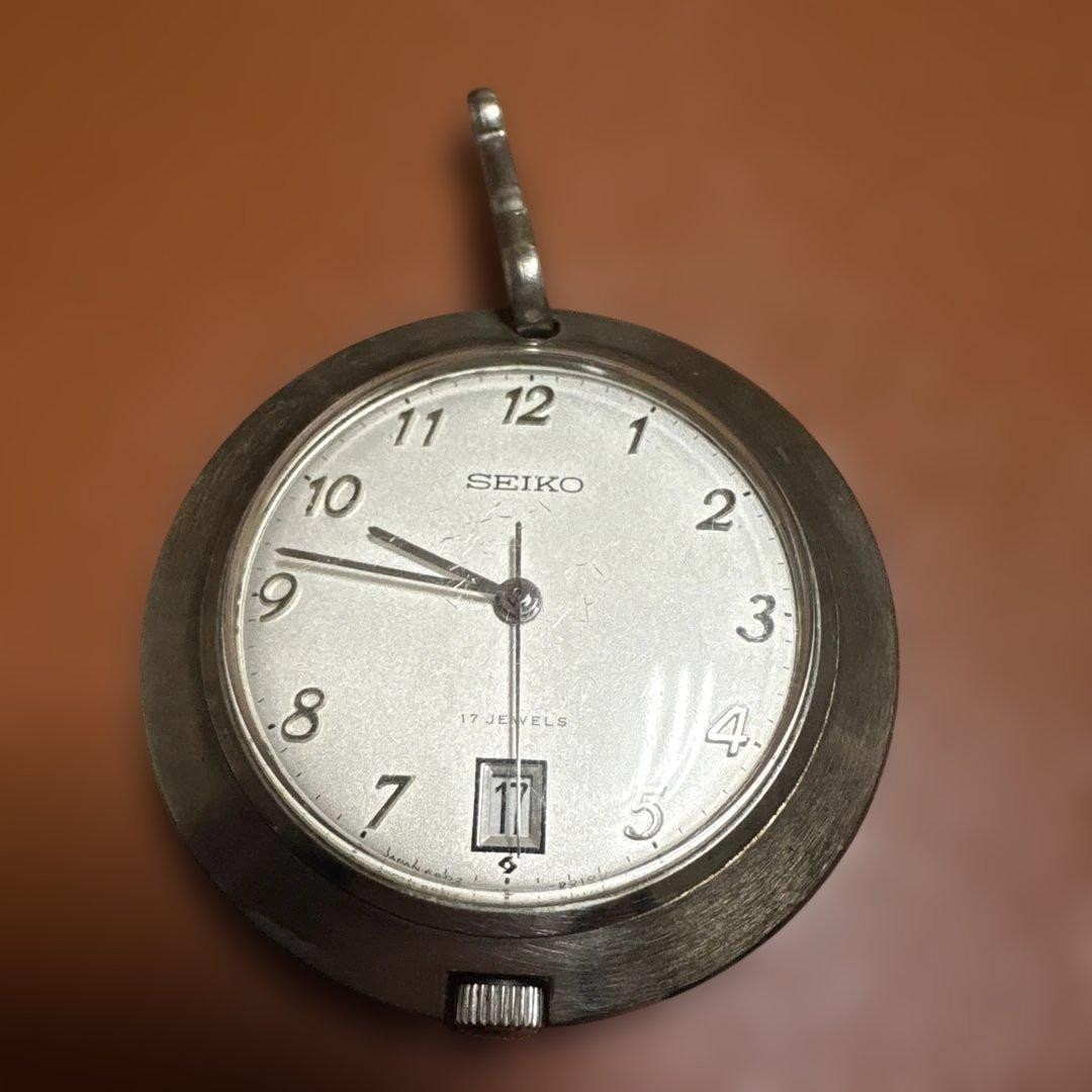 SEIKO Pocket Watch 6602-9010 17 Jewels