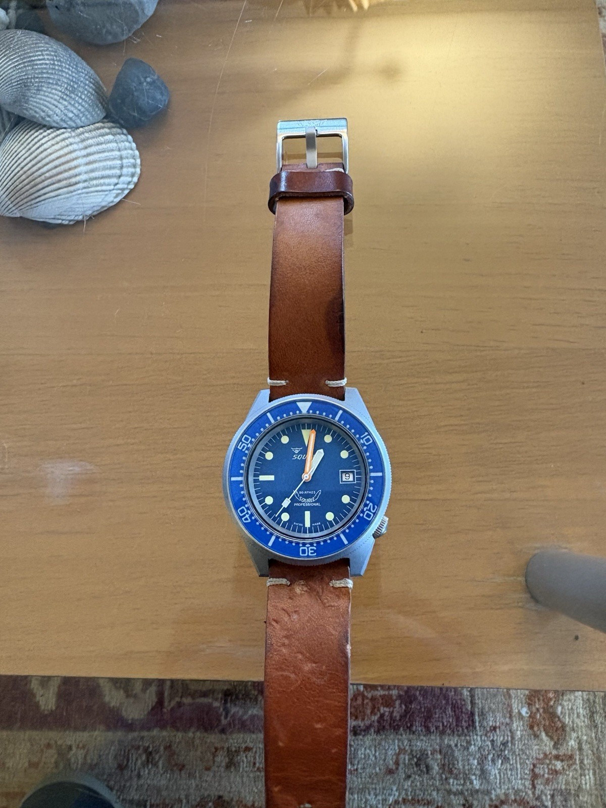 Squale 1521 50 Atmos Blasted Blue