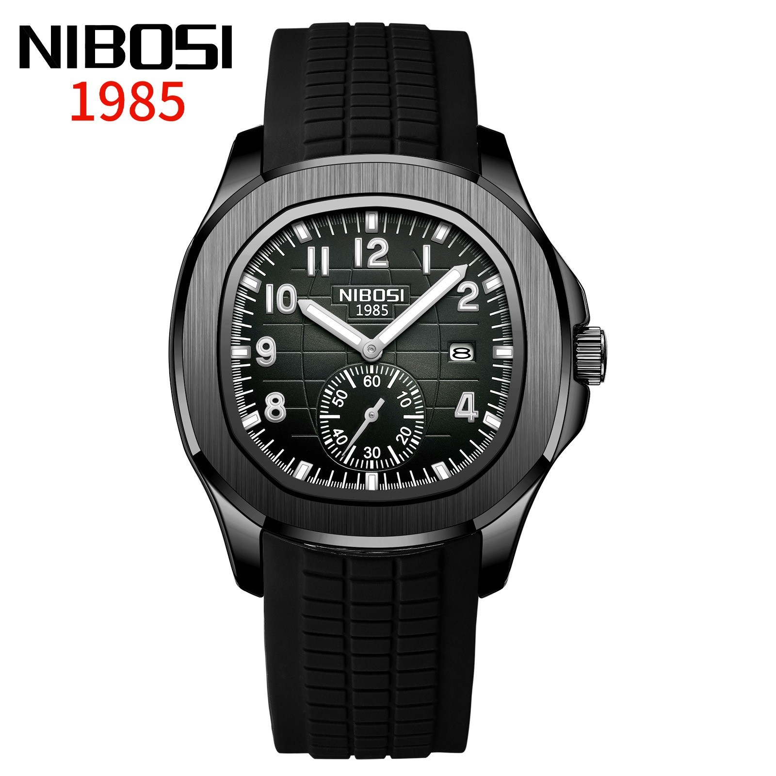 NIBOSI Men’s Sport Quartz Watch Luminous Waterproof Date Wristwatch