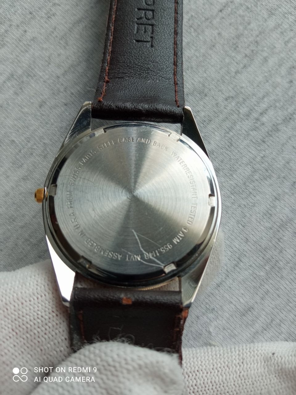 Rare BELAIR Quartz Swiss Parts 7Jewels Two-Tone Date Men’s Watch