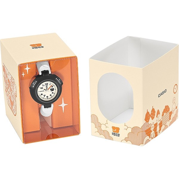 casio sauna watch sauna ikitai white daial orange band SAN-100H-7BJR JAPAN NEW