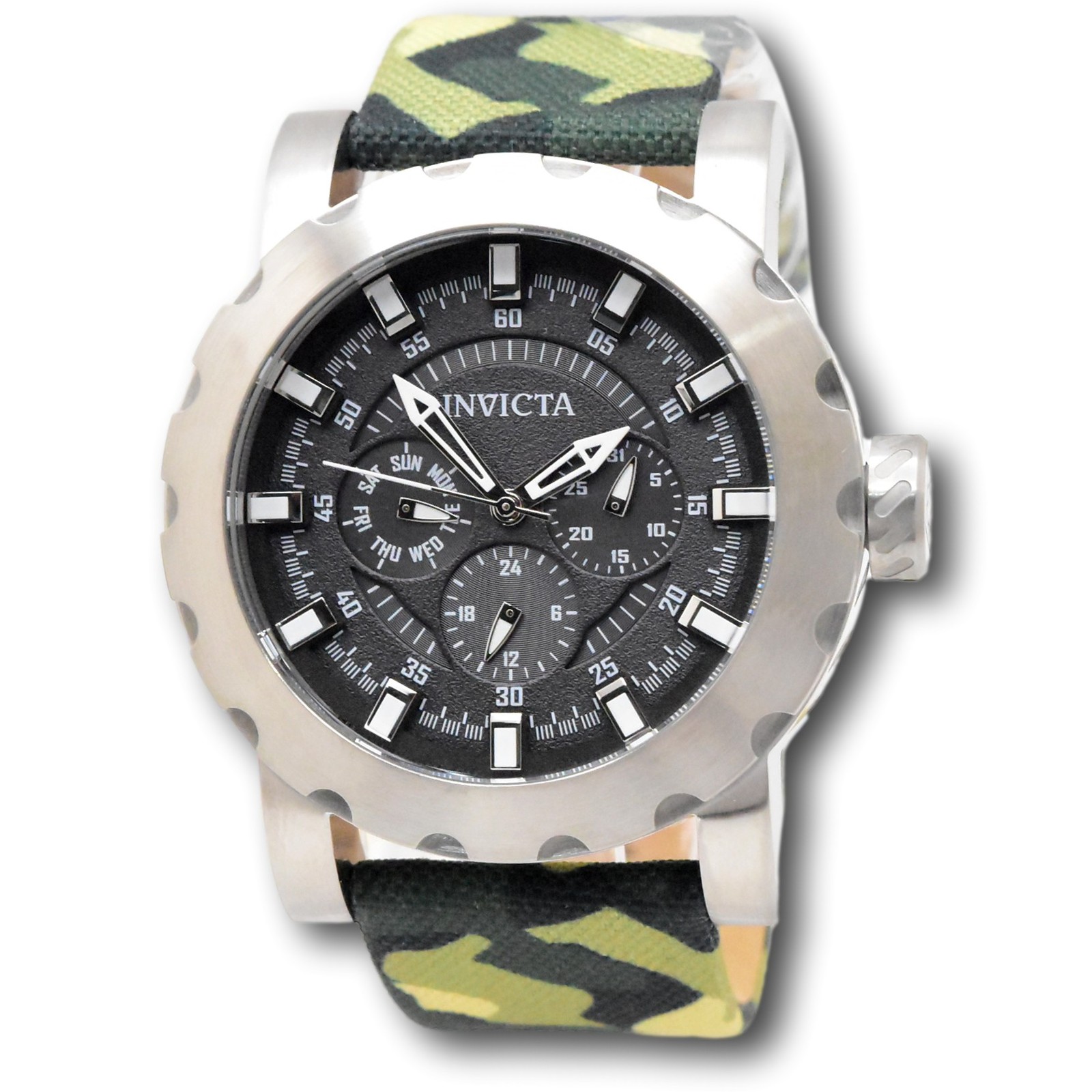 Invicta I-Force Commando Men’s 46mm Quartz Watch 47581 Multi-Function Camo Strap