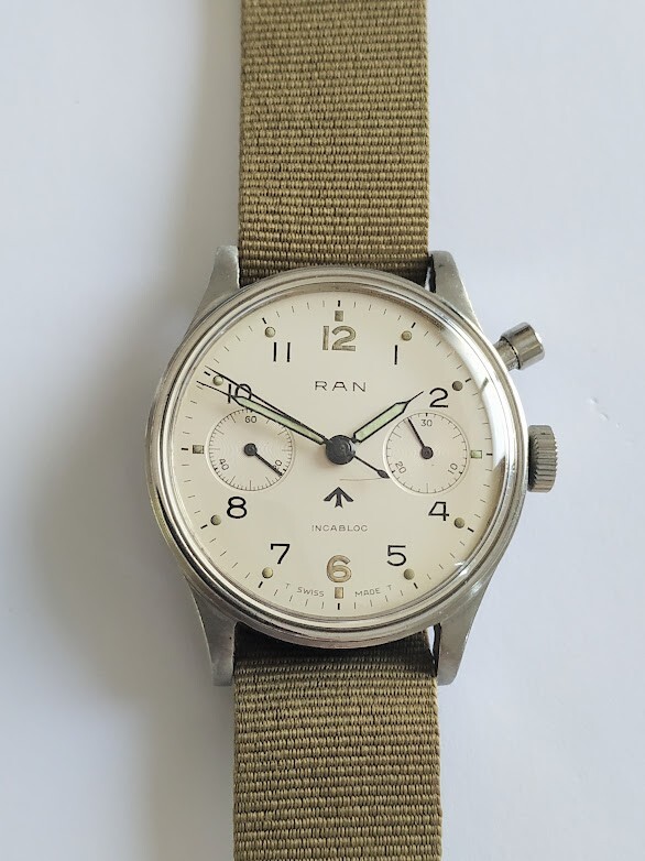 Lemania HS9 military chronograph Replacement plexiglass for series 1 ans 2 .