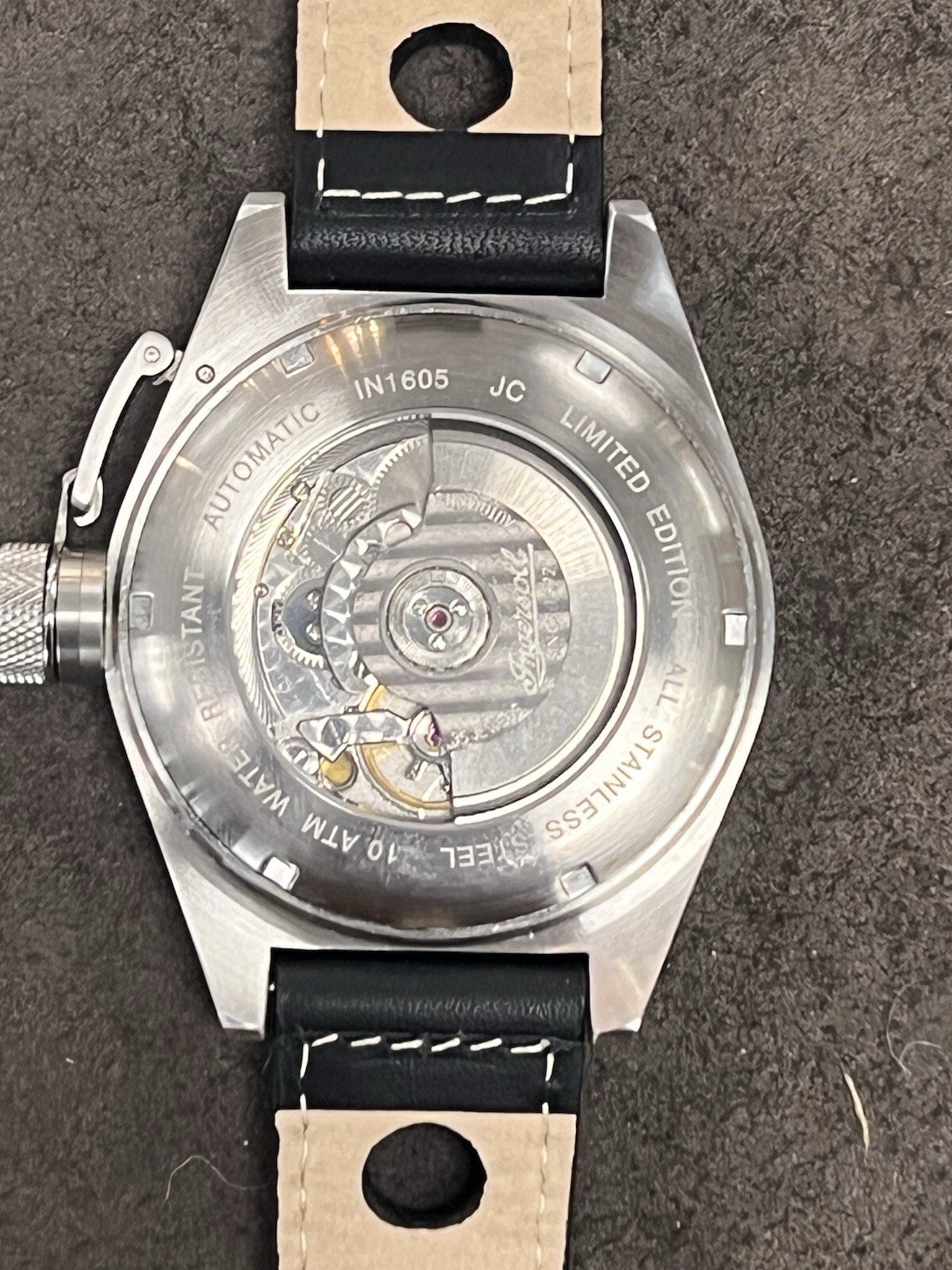 INGERSOLL 1892 Bison No.4 IN1605 Calibre 721 White & Orange Dial Men’s Watch