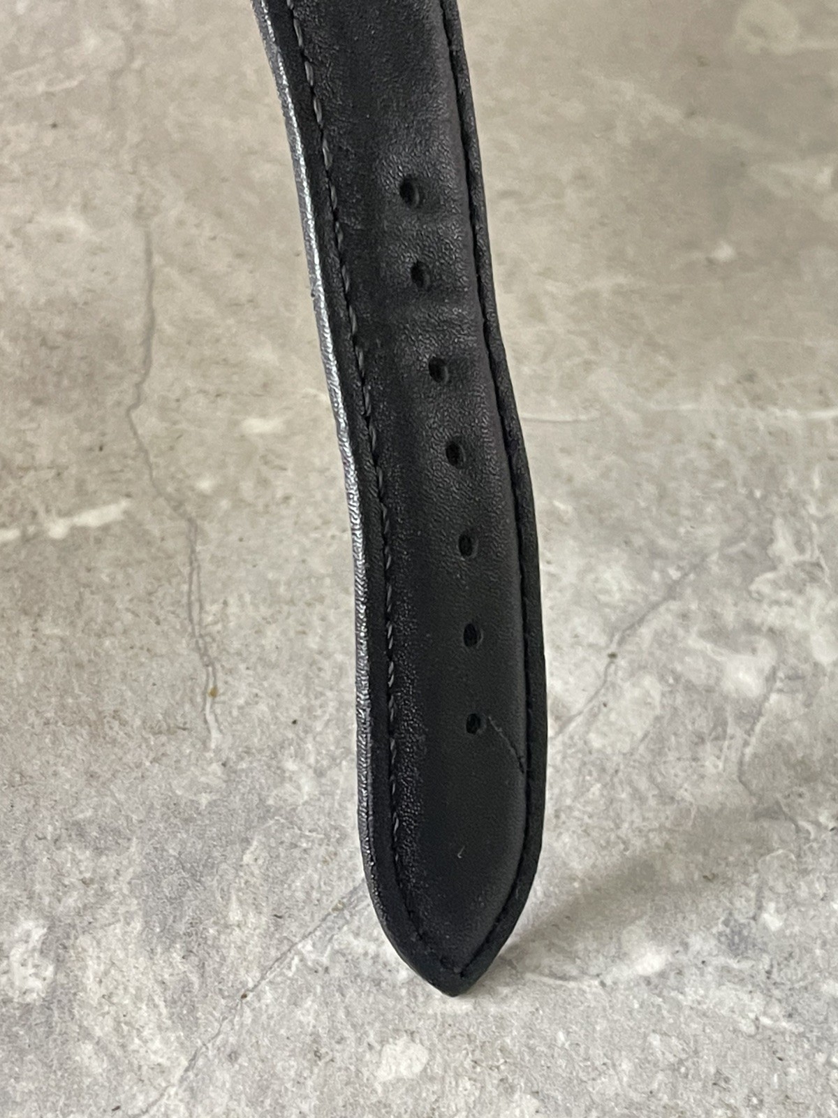 Lambretta Steel Watch Black & Red 5atm Black Leather Strap Milio Series 130