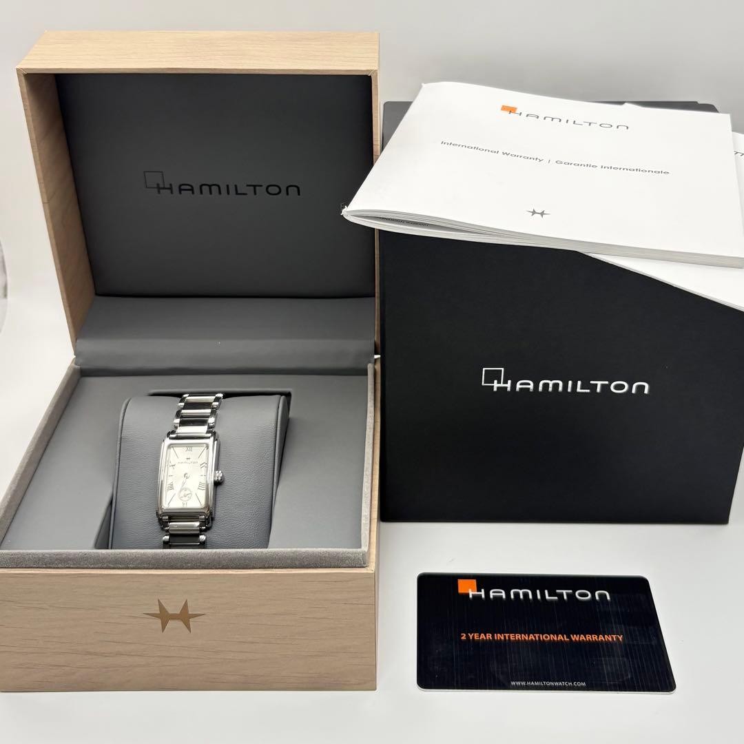 Hamilton H112210 Ardmore Watches: Rectangular Stainless Steel Quartz 18.7mm