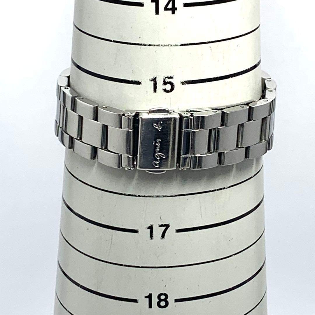 Battery replaced 810 agnes b. QZ Wristwatch Map Silver