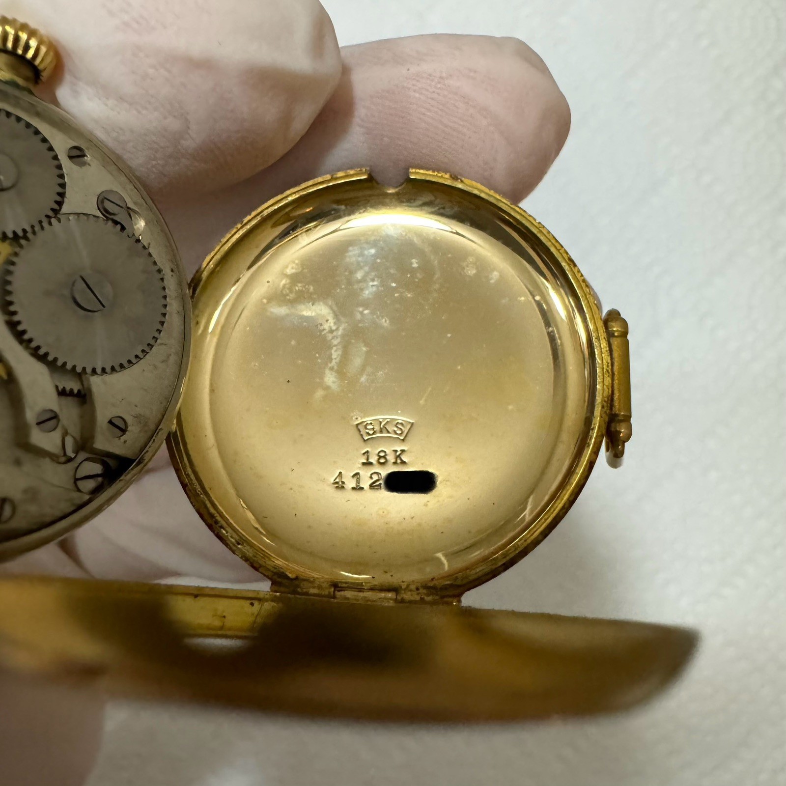 Antique Laurel (Seiko) ‘1913’ Manual Wind Wristwatch – 18K Yellow Gold