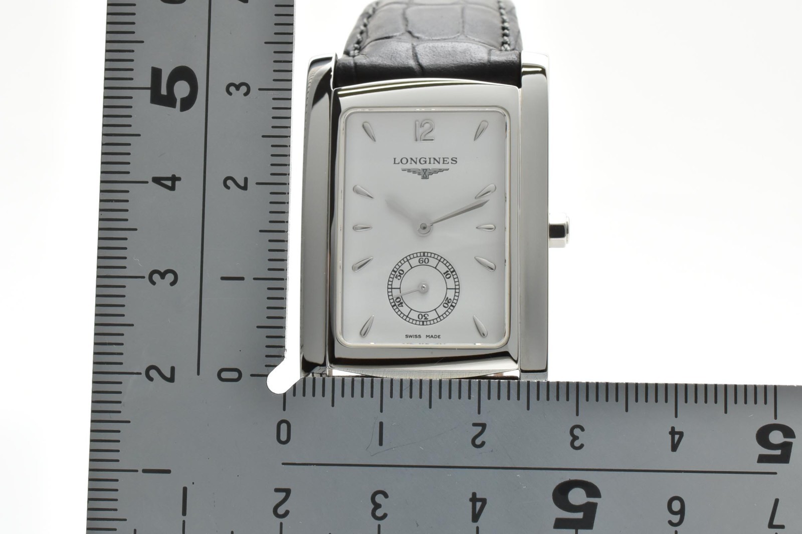 Vintage [TOP MINT w/Box] Longines Dolce Vita L5.655.4 White Silver Black JAPAN