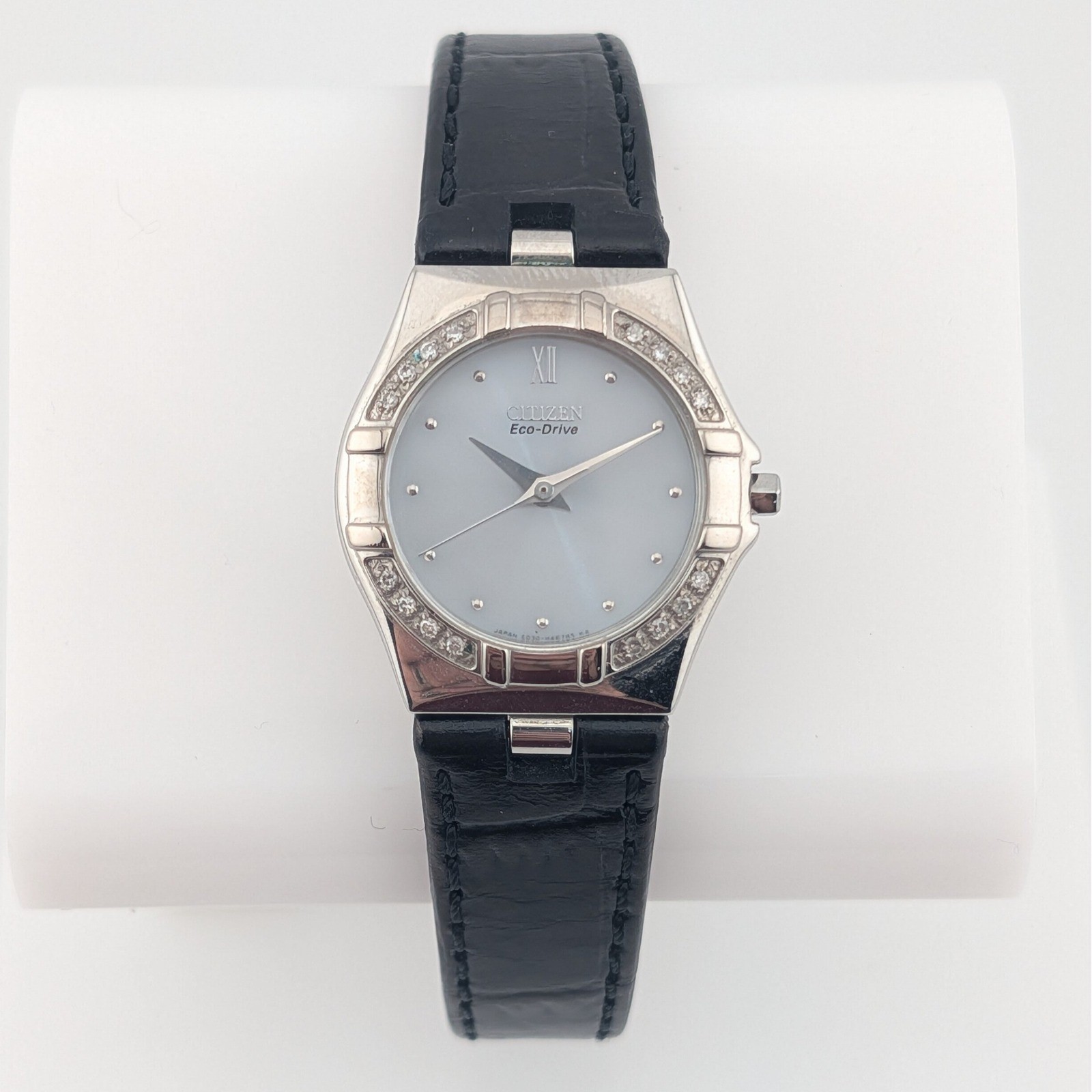 Citizen Eco-Drive Ladies Diamond Accent Watch E030-S001803 White MOP Dial