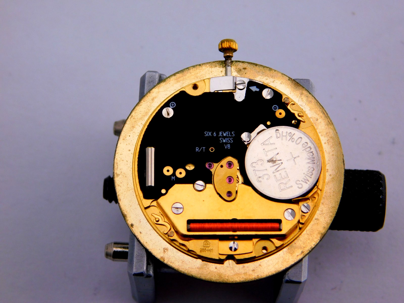 VINTAGE BUCHERER -PEQUIGNET SWISS QUARTZ 18K GOLD PLATE MENS WATCH SERVICED 80s