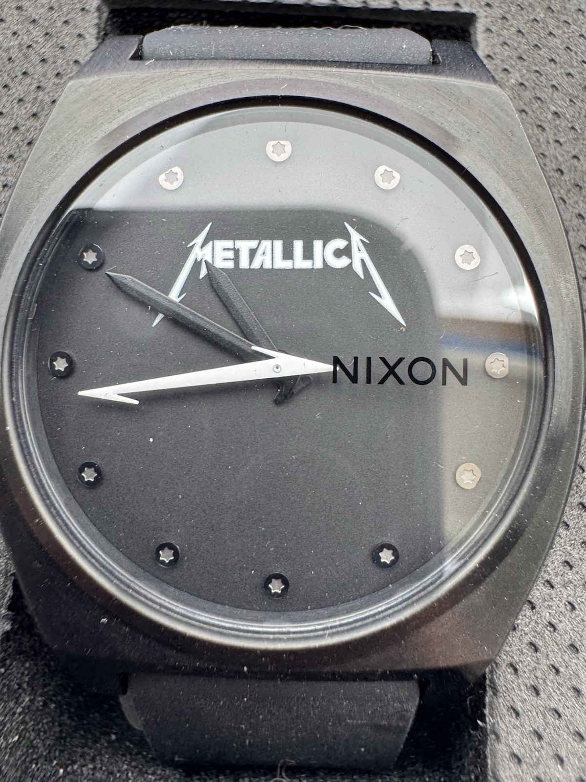 Metallica Nixon Timeteller All Black Watch New In Box