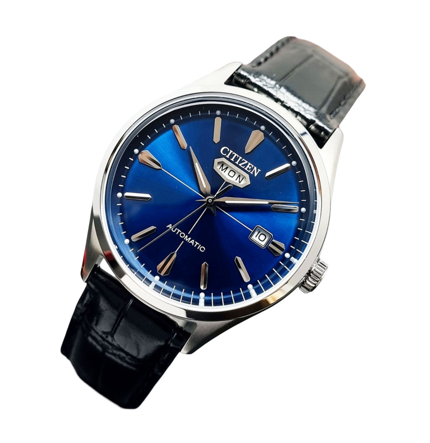 Citizen Automatic Blue Dial Day Date Men’s Watch NH8390-20L
