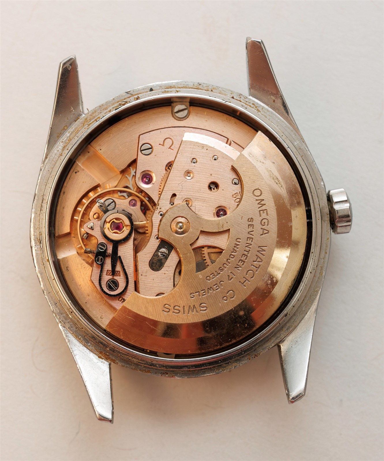 Vintage 1956 Omega Automatic Seamaster Cal. 500 Stainless Steel Watch 2869-1 SC