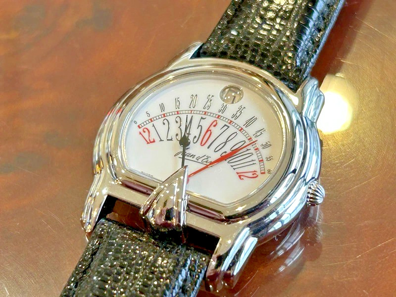 Jean d’Eve Sectora Automatic 655451BESAA Retrograde Silver Dial Swiss Watch Card