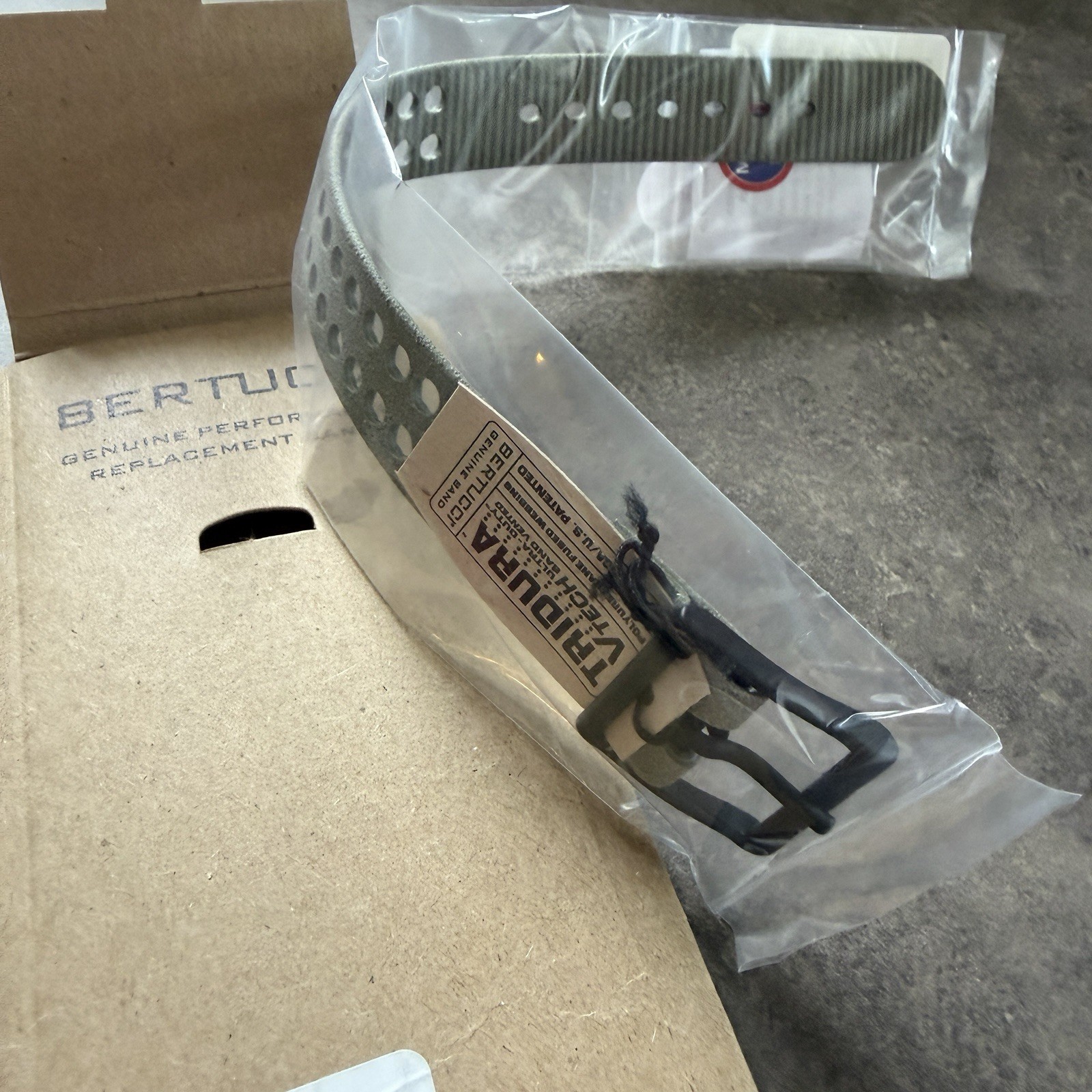 BERTUCCI Tridura Ultra-Duty Durable Watch Band (22mm / Foliage Vented 32V – NEW!