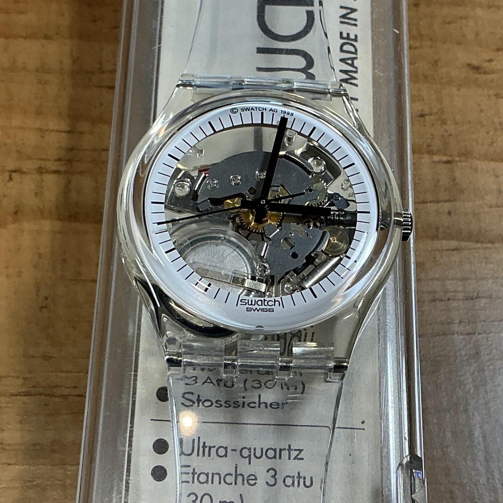1998 JELLY FISH STYLE – SEE THRU – CLEAR [ NOS ] 34mm