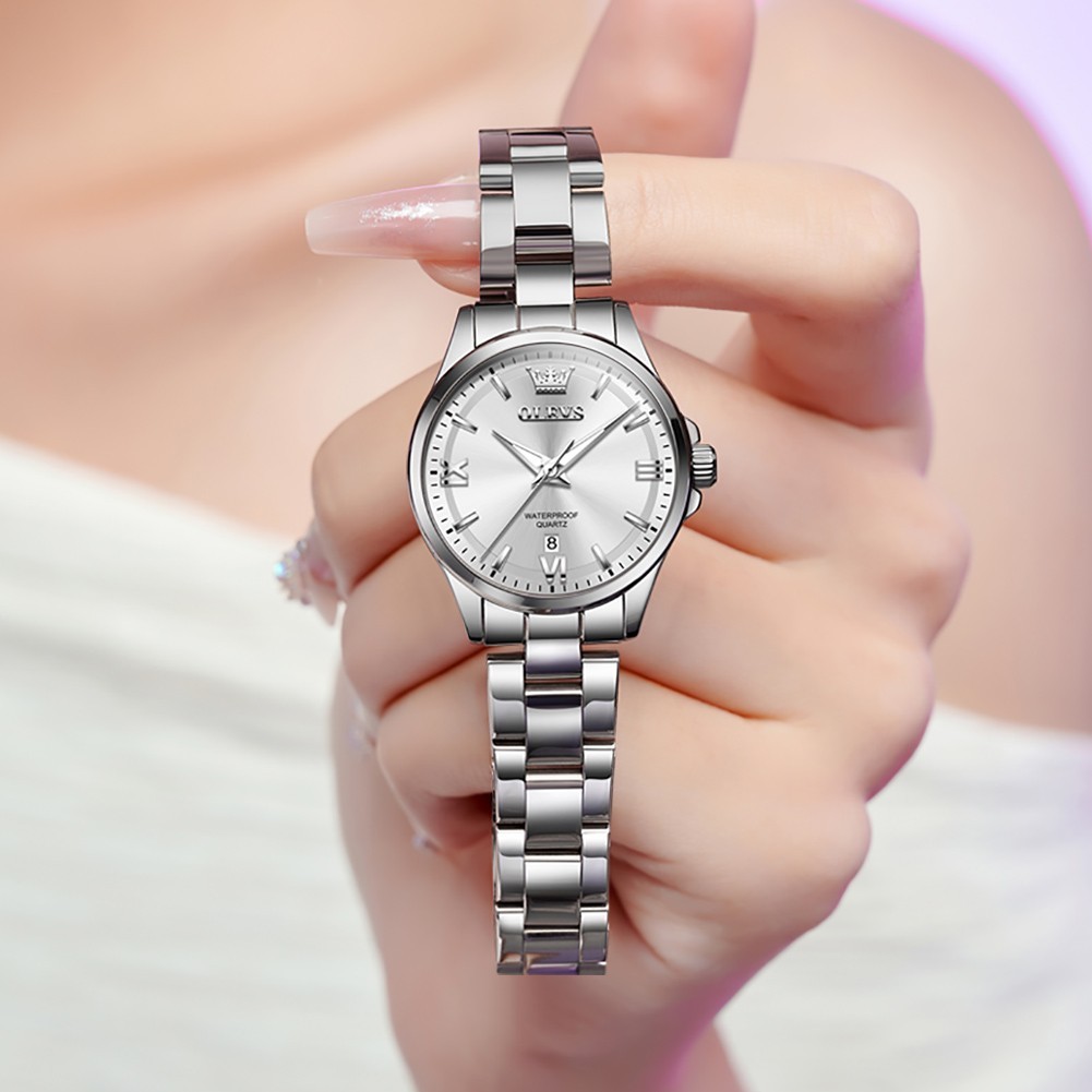 OLEVS Japan Movement Fashion Diamond Dial Leisure Lady Quartz Wristwatch 3668