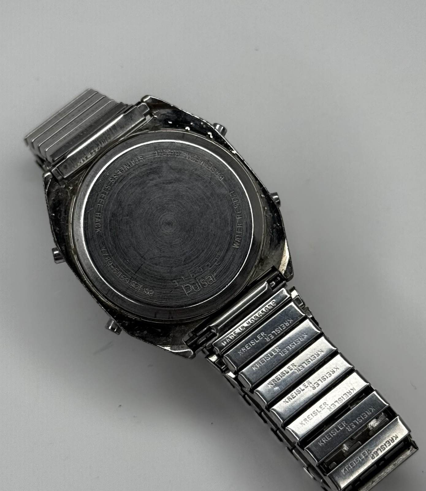 1980s Vintage Pulsar (Seiko) LCD Digital Watch Y789-5059 A2 – Tested & Working