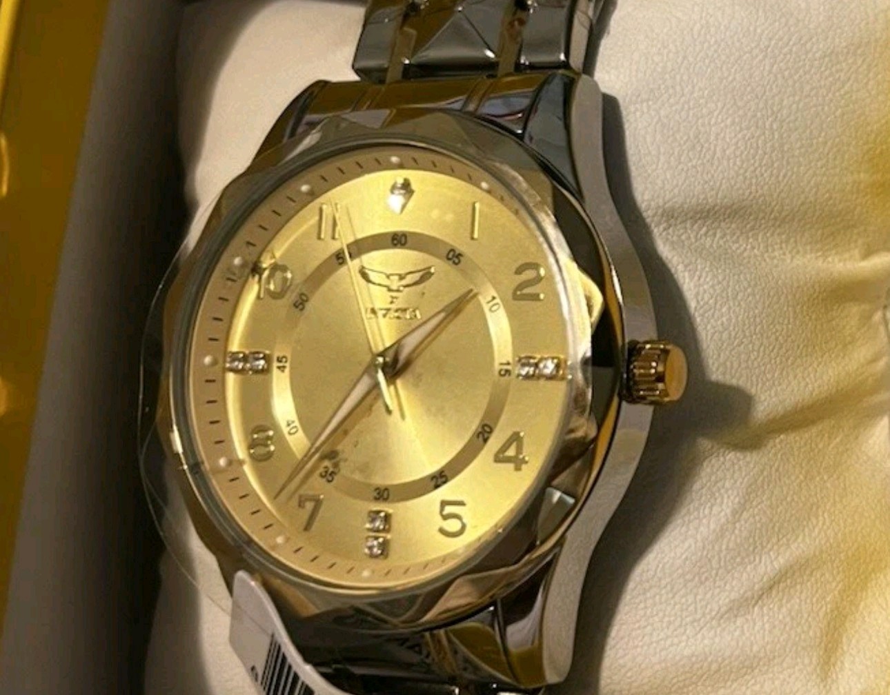 Invicta Specialty I Men’s Quartz Watch SIlver/Gold Tone Band 69022