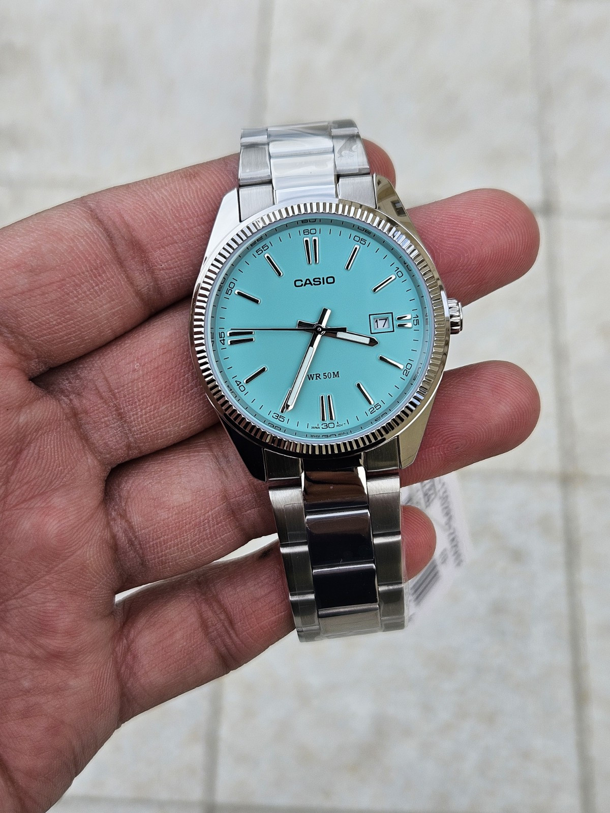 “Casio MTP-1302PD Light Blue Dial – Classic Men’s Stainless Steel LIMITED STOCK