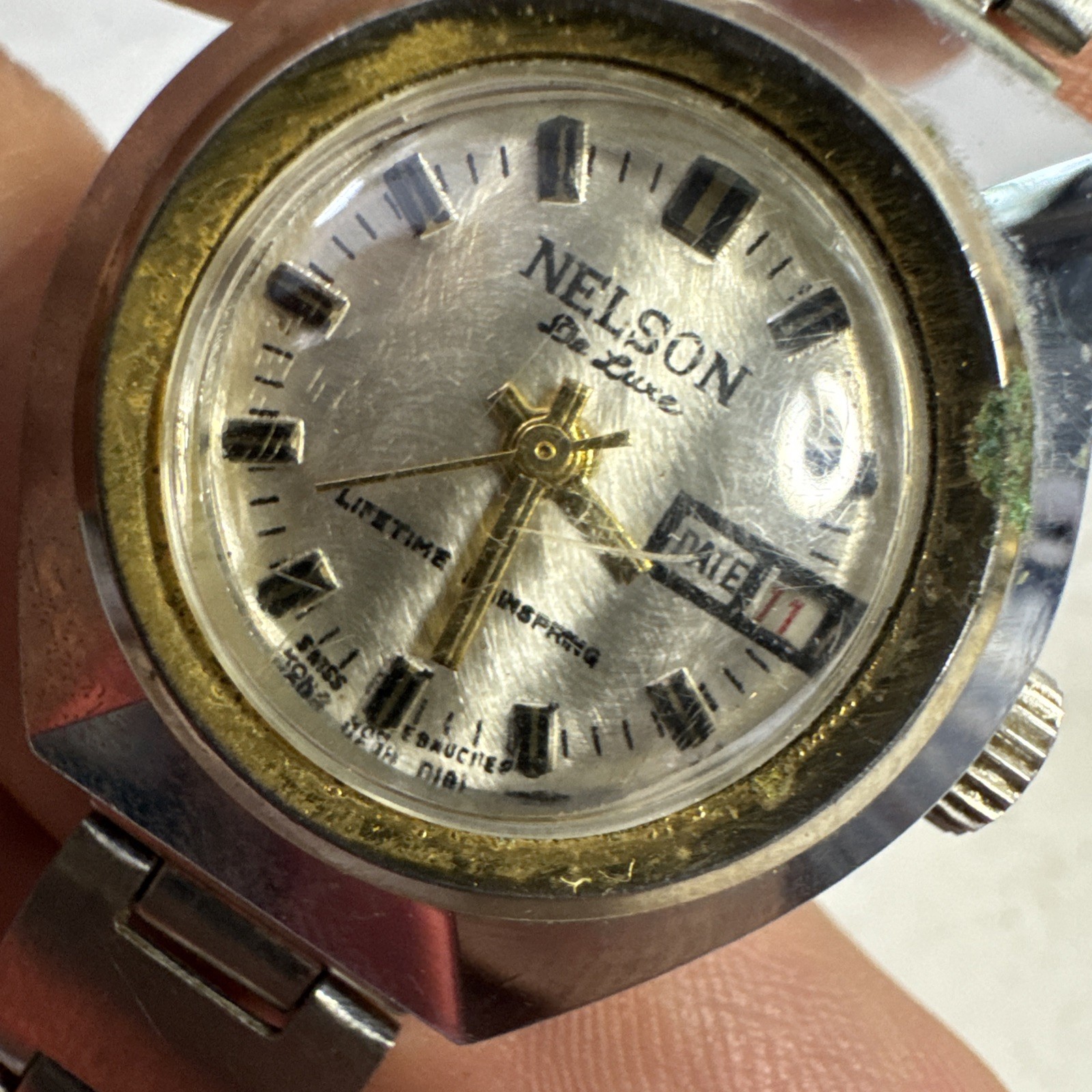 Ladys Women’s Watch Nelson Deluxe Ladies Windup Watch Lifetime Mainspring