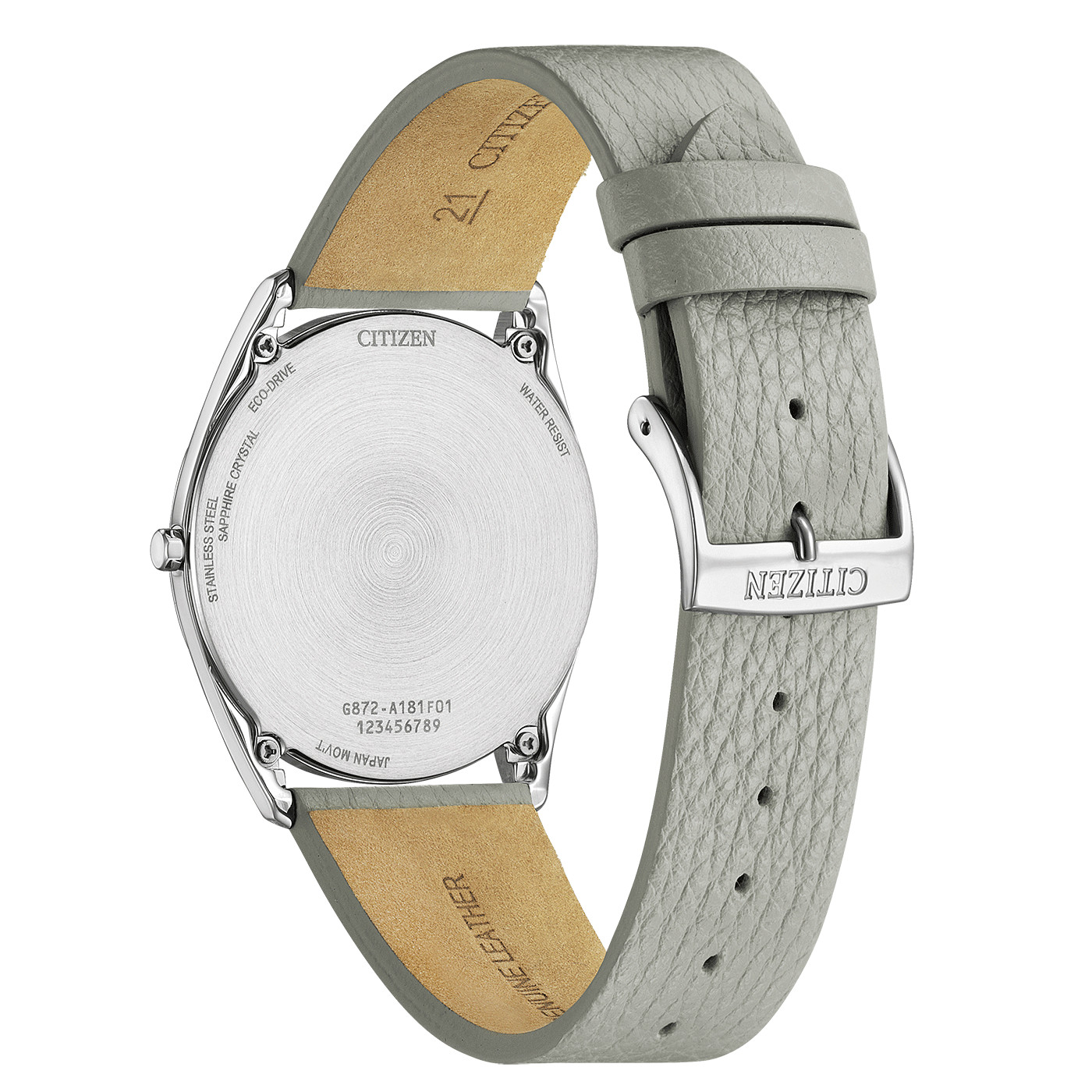 Citizen Grey Mens Analogue Watch Suratto AR3120-41X