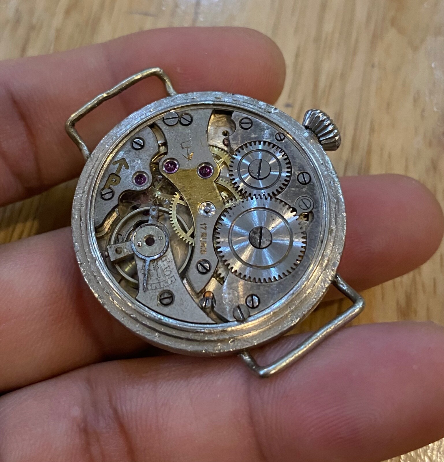 vintage early PAF Issued West End Watch Co Trench WW Army Pakistan PLS READ