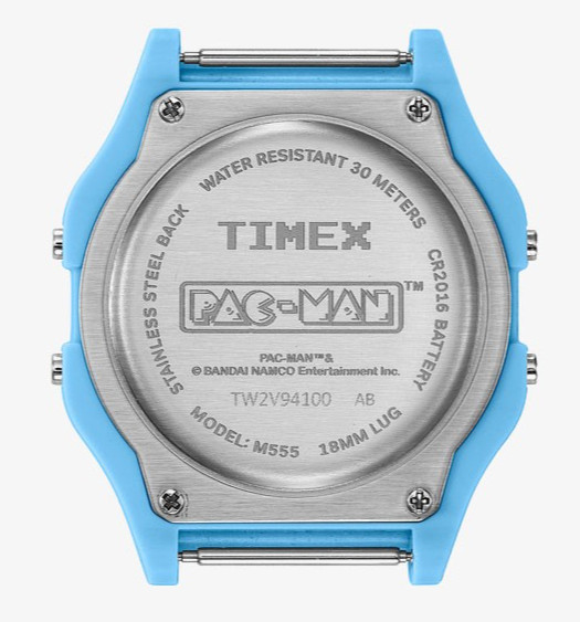 TIMEX x PAC-MAN Collaboration TW2V94100 Classic Digital Watch 34mm NICI Pouch