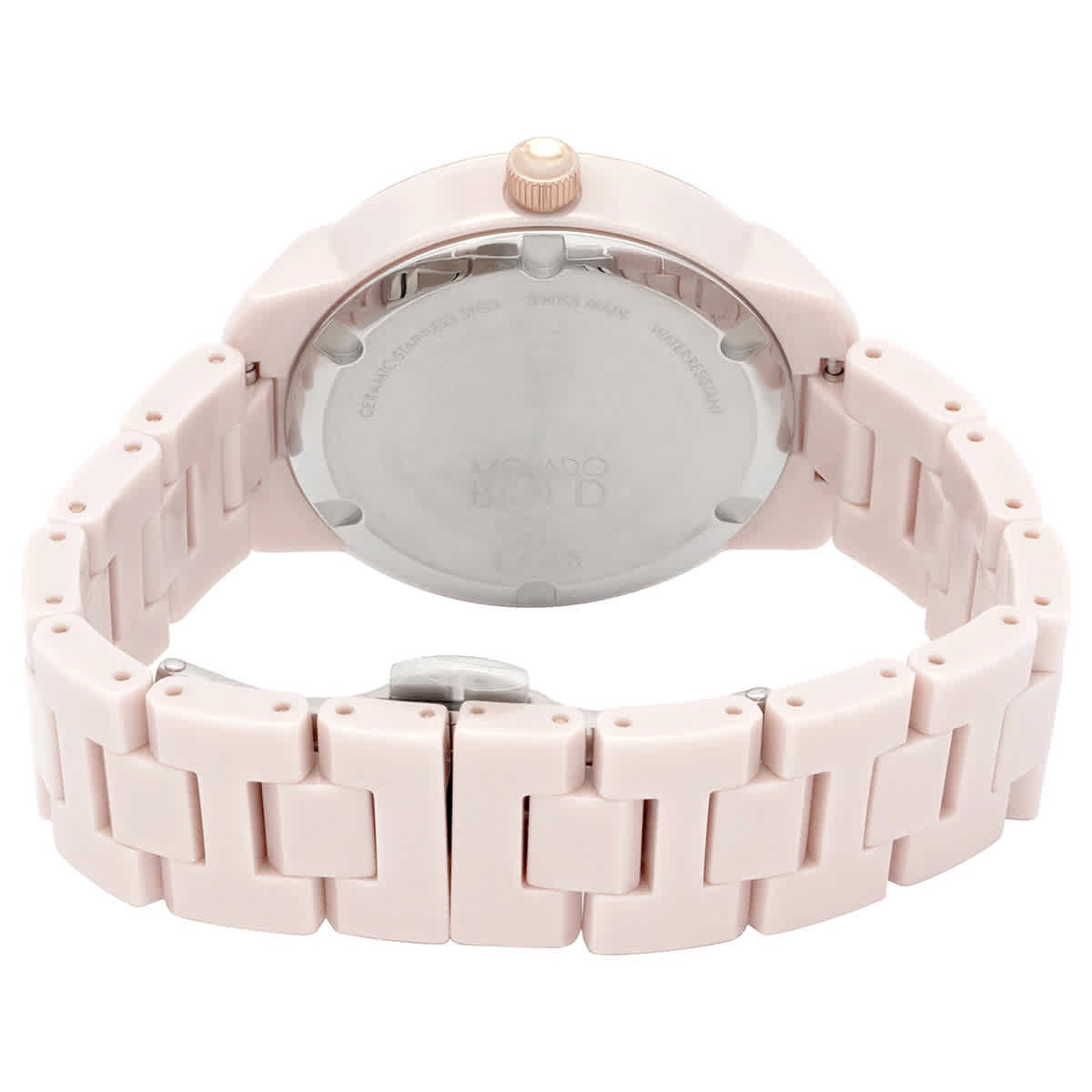 Movado 3600935 Bold Verso Blush Dial 39 mm Women’s Watch New