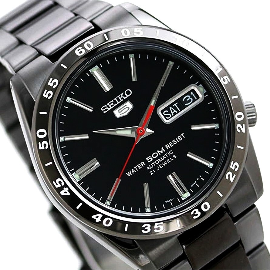 SEIKO 5 Sports SNKE03K1 Mechanical Automatic Watch Black SNKE03KC SNKE03K SNKE03