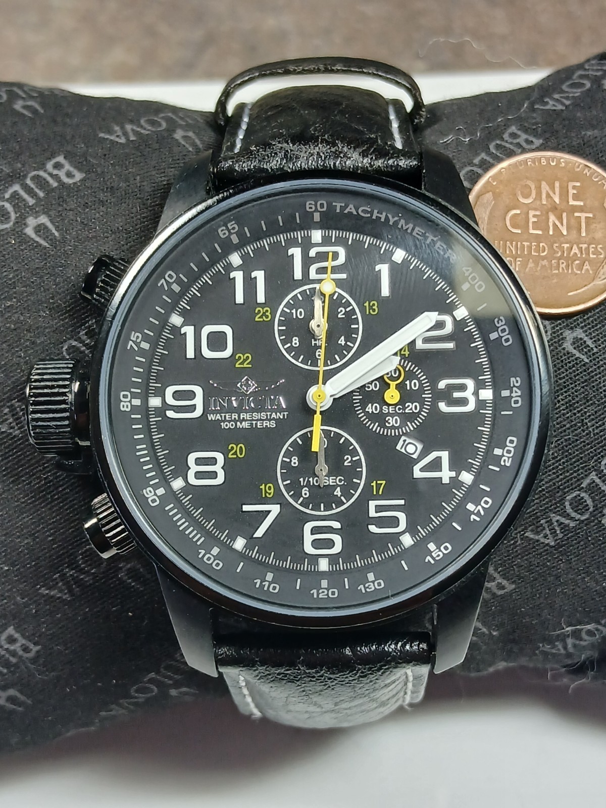 Invicta 3332 Rare Left-hand I-Force Chronograph Mens Quartz Watch