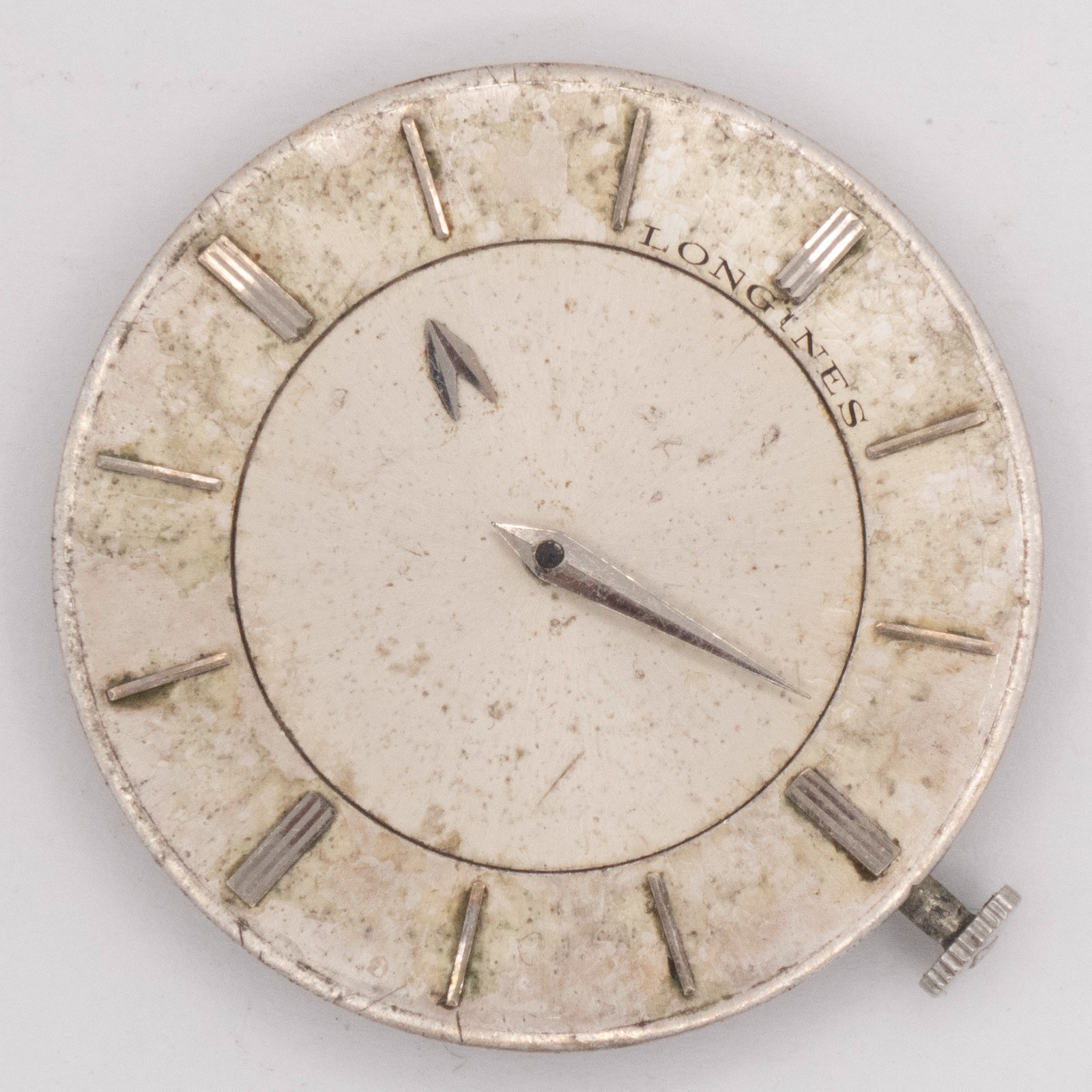 Vintage Longines Cal. 23Z 17-Jewel 10K White Gold Filled Wristwatch, Keeps Time