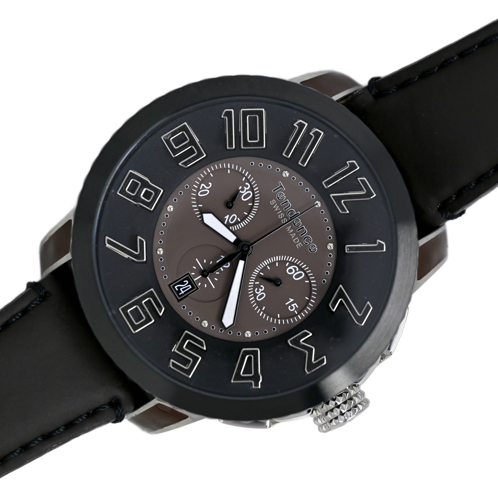 Tendence Gulliver Round Chronograph Men’s Black Quartz Ref. P2K7F198 Watch