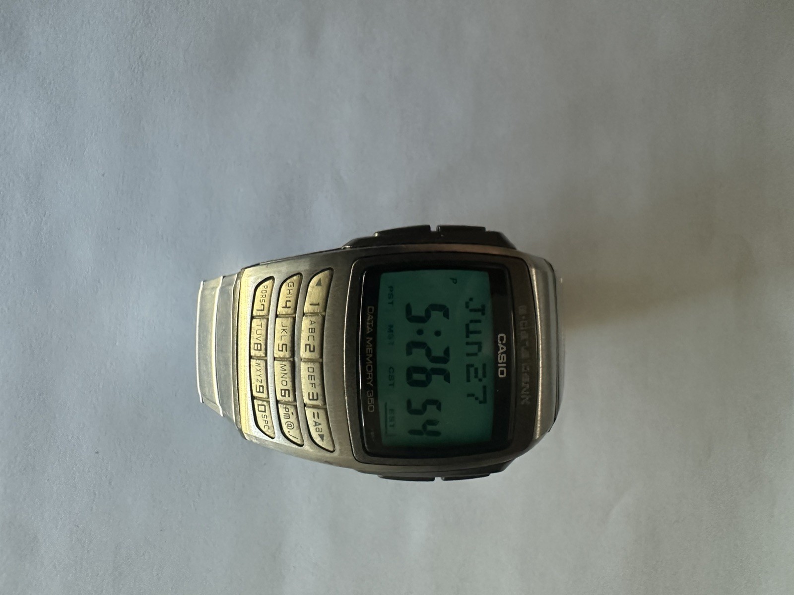 Rare Vintage Casio EDB-610 E-Data Bank Calculator Memory Watch