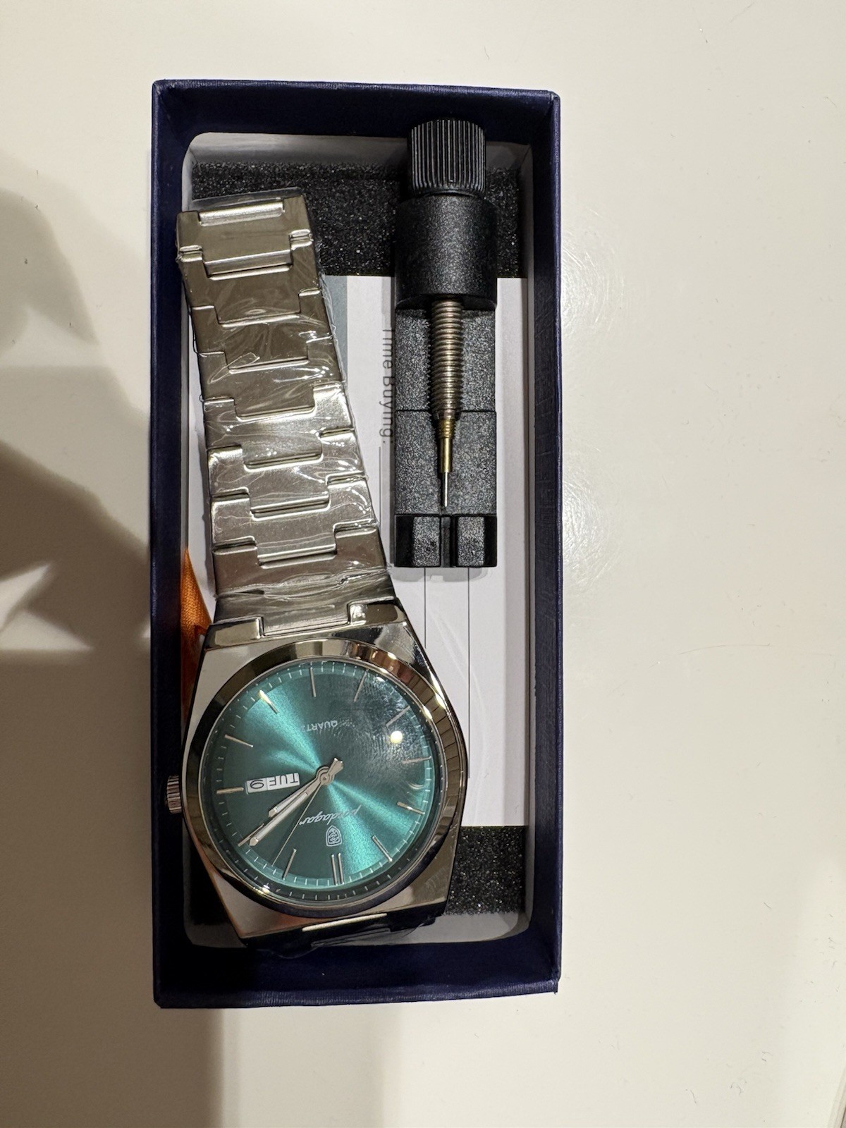 Men’s Luxury Quartz Watch – Stainless Steel Bracelet – Elegant Business Style