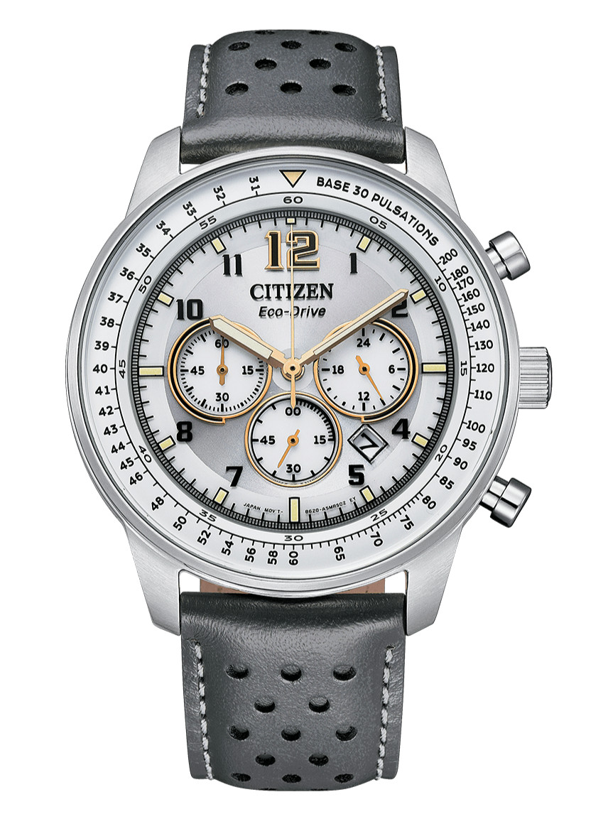 Citizen Men’s Chronograph Calendar Eco-Drive Grey Watch 44MM CA4500-24H