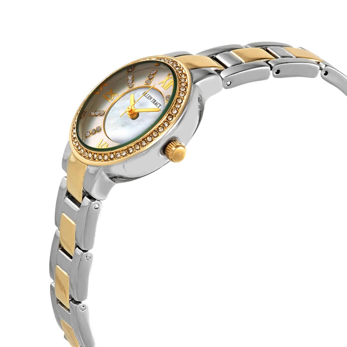 Ellen Tracy ET5189TTG Tonal Dial 35.5 mm Women’s Watch New